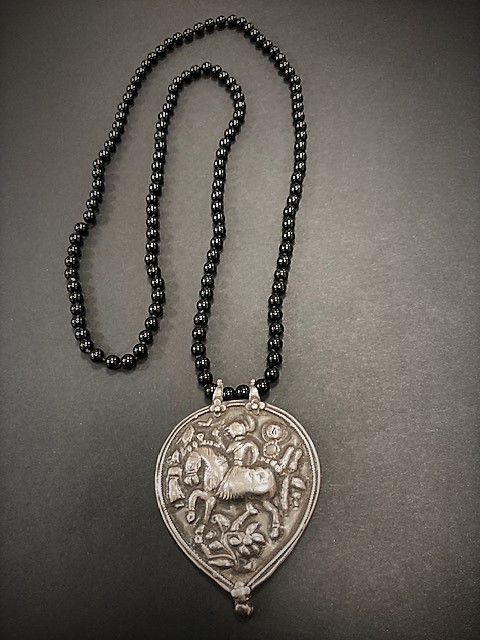 Collana di San Michele in argento sterling 925, ciondolo con
