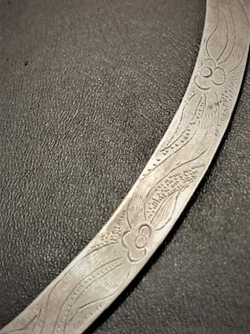 Collana rigida in argento. India