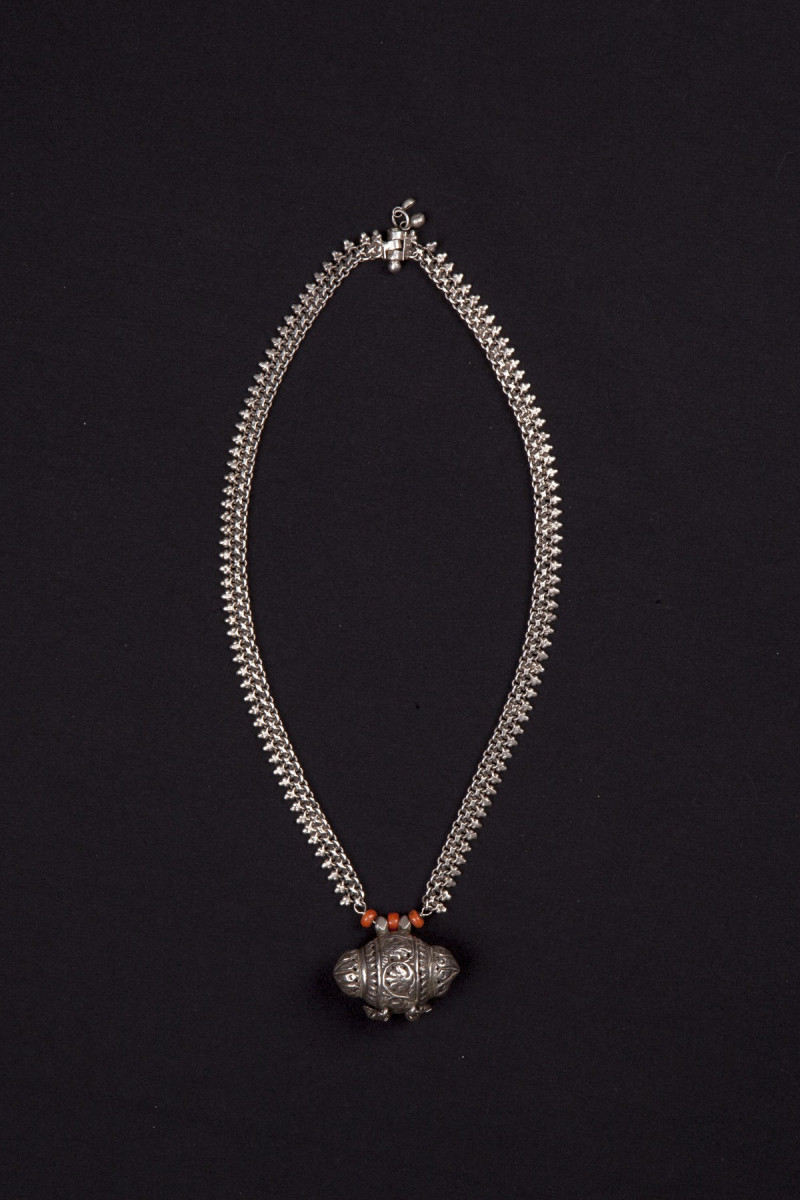 Collana in argento. India