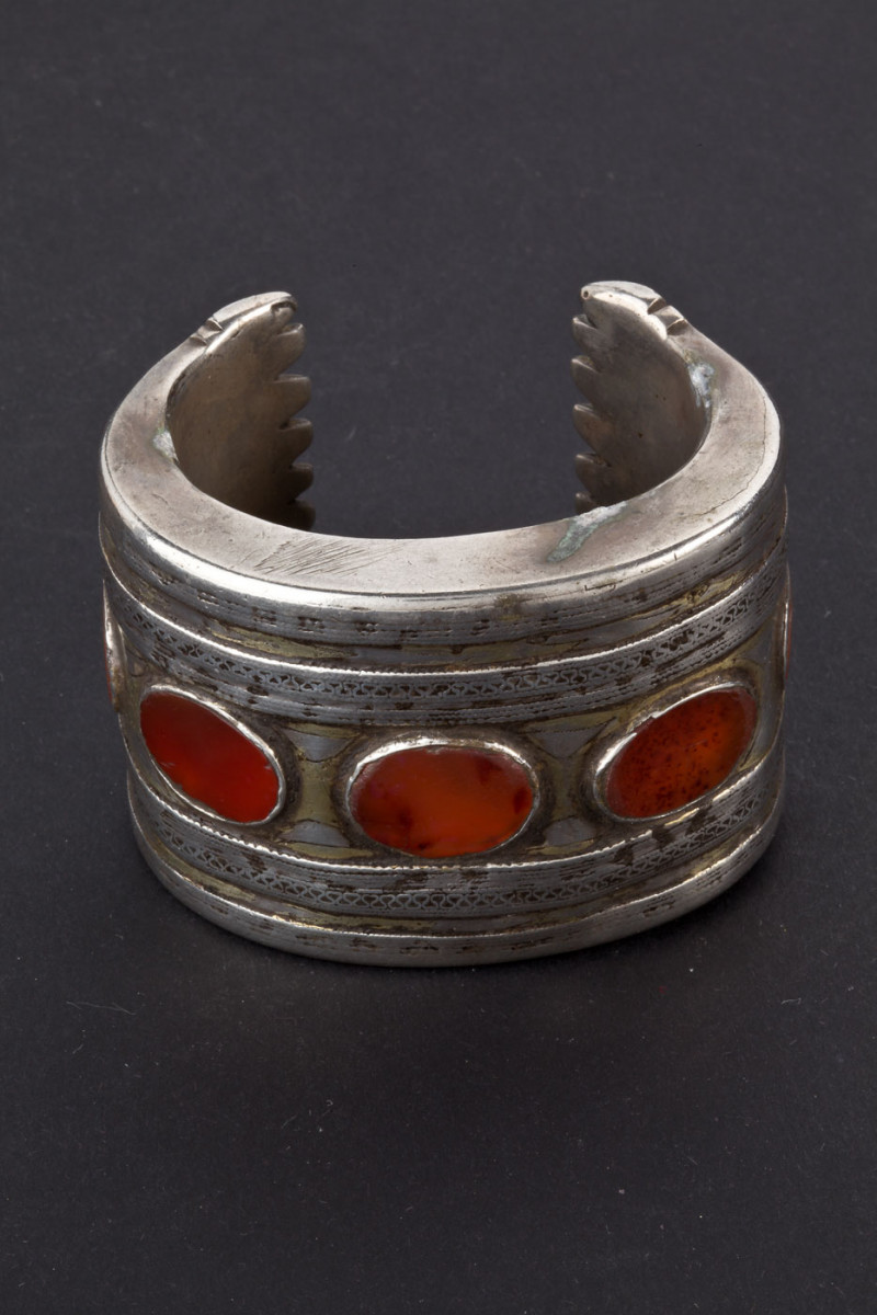 Bracciale in argento "bilezik". Turkmenistan